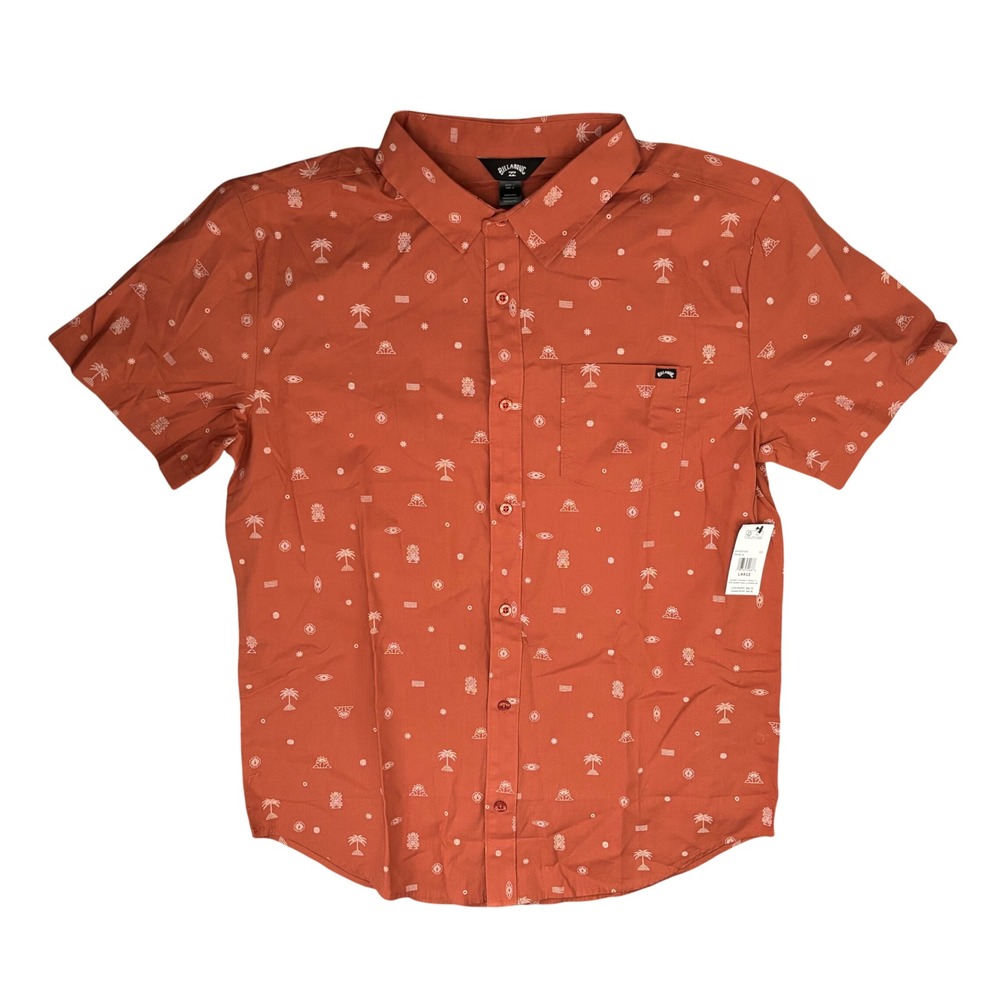 NWT Billabong Casual Button Up Size L